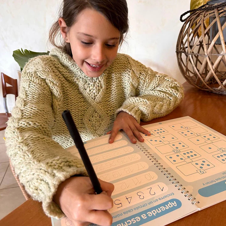 Cuaderno mágico de escritura para niños - Pack 4
